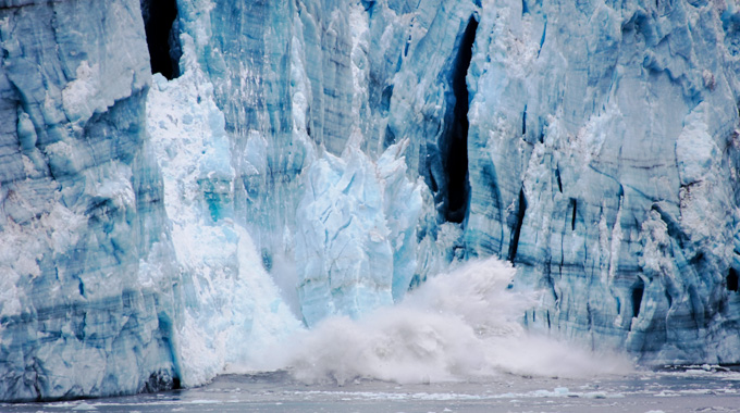 Hubbard Glacier calving