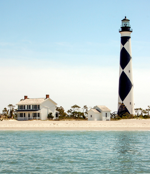 Cape Lookout Lighthouse, Cape Lookout National Seashore, Crystal Coast, North Carolina