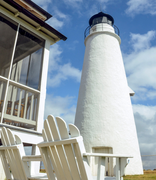Cove Point Lighthouse, Calvert Marine Museum, Solomons, Maryland