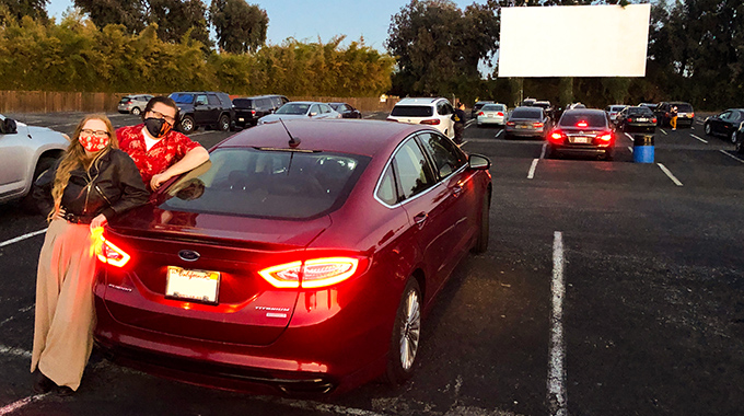 Because of the need for social distancing, drive-in theaters have made a comeback. | Photo by  J. Eric Lynxwiller