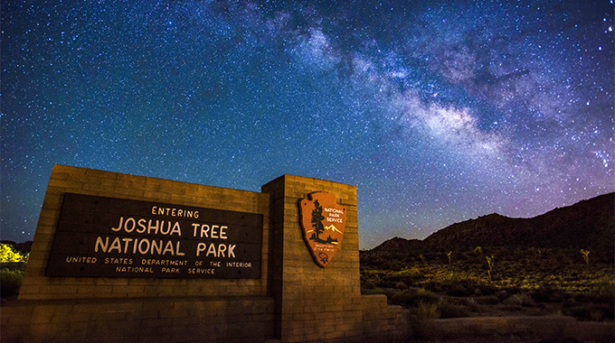 Joshua Tree National Park is designated an International Dark Sky Park. | Photo courtesy NPS