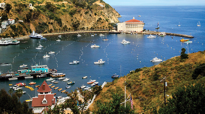 Avalon Harbor seen from Buena Vista Point