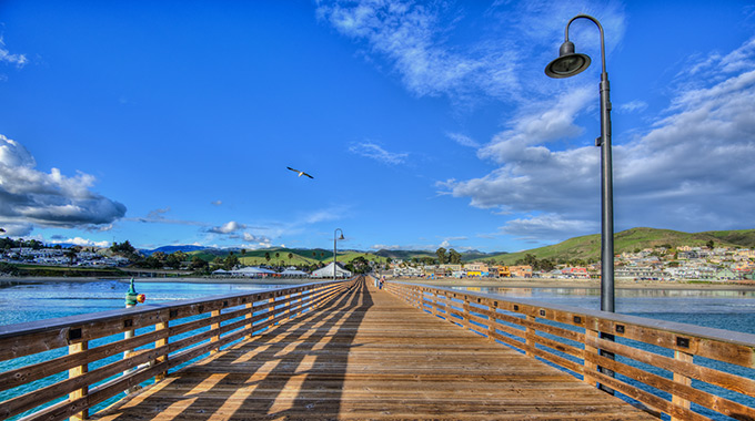 The pier in Cayucos, California