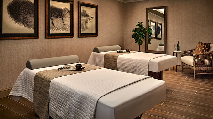 Couples's spa room.