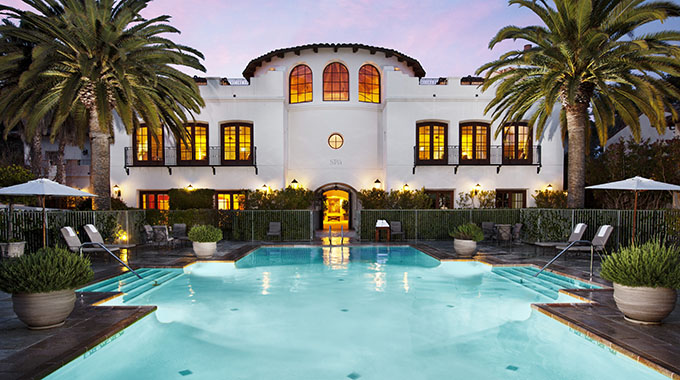 Ritz-Carlton Bacara, Santa Barbara spa pool.