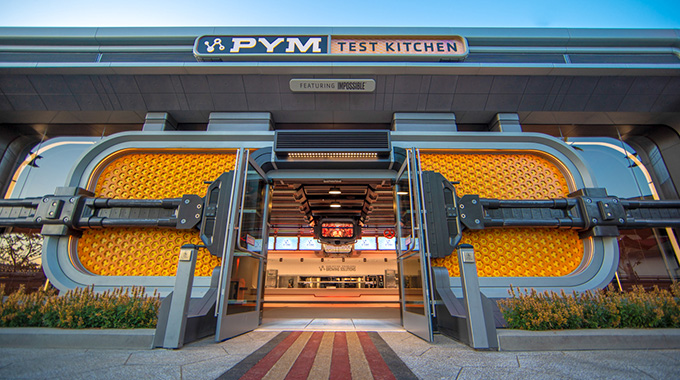 Pym Test Kitchen showcases foods in unusual sizes. | Photo by Christian Thompson/Disneyland Resort 