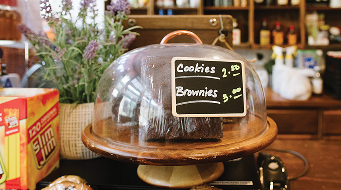 Sweets on sale at Silverado Canyon Market. 