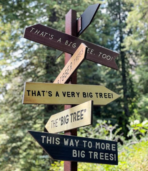 Prairie Creed Redwoods State Park sign