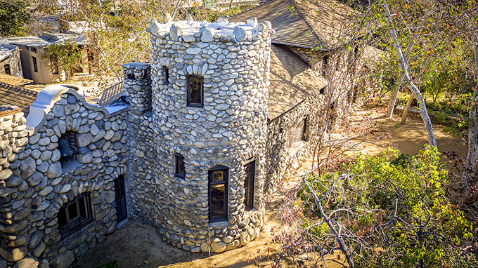 The historic Lummis House is an Arts and Crafts stone home that was hand-built by journalist and civil rights activist Charles Fletcher Lummis.