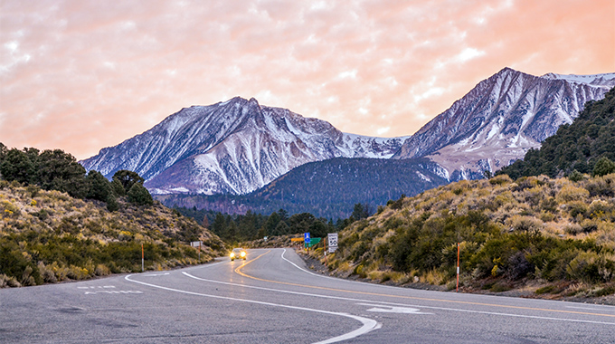 Tioga Road/Big Oak Flat Road in Yosemite National Park is the highest automobile pass in California.