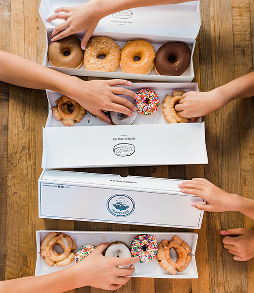 Doughnuts reign at God’s Country Provisions.  | Photo by Vanessa Tierney Photography