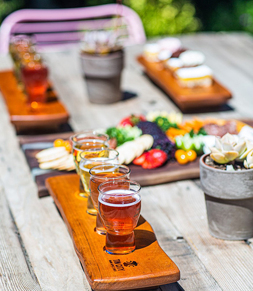 Cider flights at Los Olivos’ Tin City Ciders