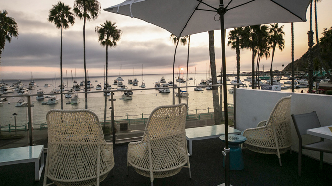 The Bellanca Hotel offers views of Avalon Harbor. | Photo courtesy Eat.Drink.Sleep.Hospitality