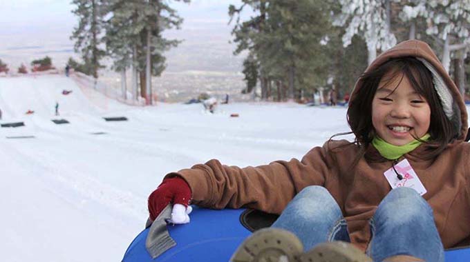Tubing at Mountain High in Wrightwood