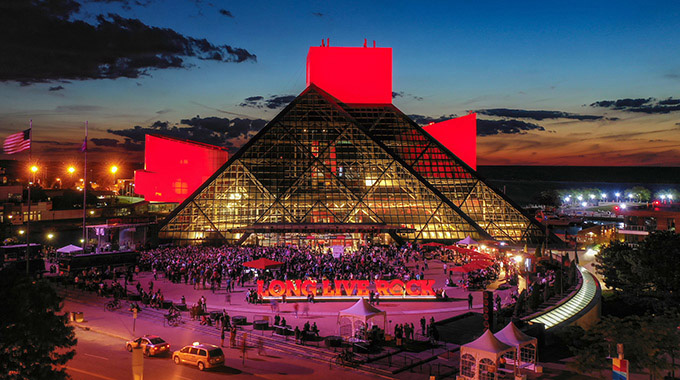 Rock and Roll Hall of Fame. | Photo by Aerial Agents