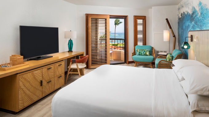 Sheraton Kauai Coconut Beach Resort Beach-Facing Room