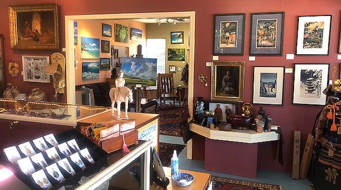 Browse and buy local artwork at Wishard Gallery in Hāwī. | Photo courtesy Wishard Enterprises LLC