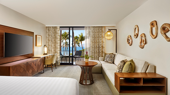 King  oceanfront room at the Hyatt Regency Maui Resort & Spa