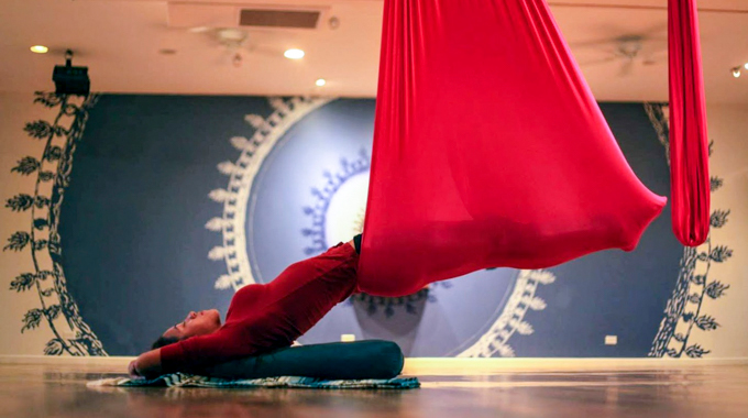 Aerial yoga