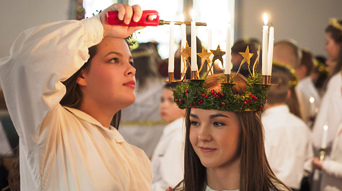 Lindsborg’s St. Lucia Festival celebrates the small Kansas town’s rich Swedish heritage. | Photo courtesy Visit Lindsborg/Lindsborg Convention and Visitors Bureau