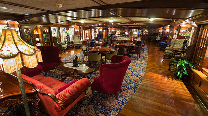 Mark Twain Gallery aboard the American Queen