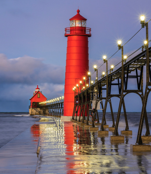 Grand Haven lighthouse.