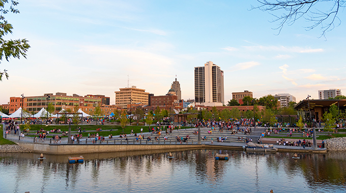 Fort Wayne Promenade Park. | Photo courtesy Visit Fort Wayne