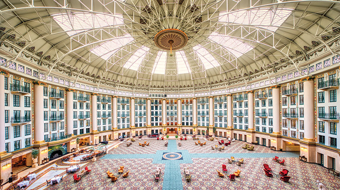 The West Baden Springs Hotel atrium