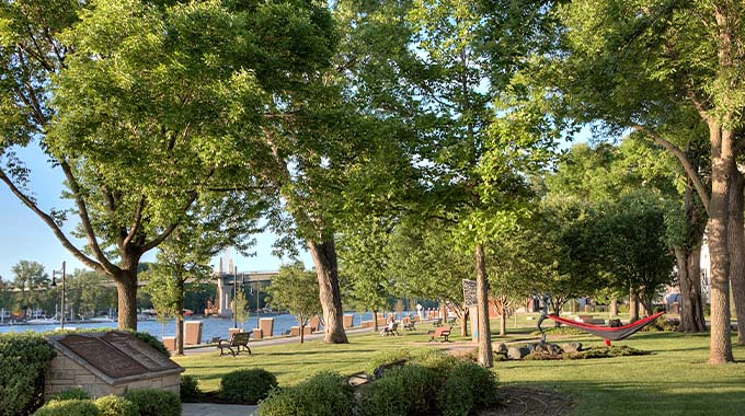 Levee Park in Red Wing, Minnesota