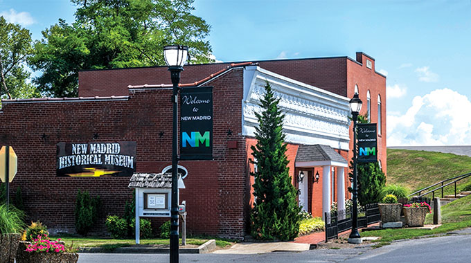 Learn about the New Madrid Seismic Zone at the New Madrid Historical Museum. | Photo by Ed Thomason