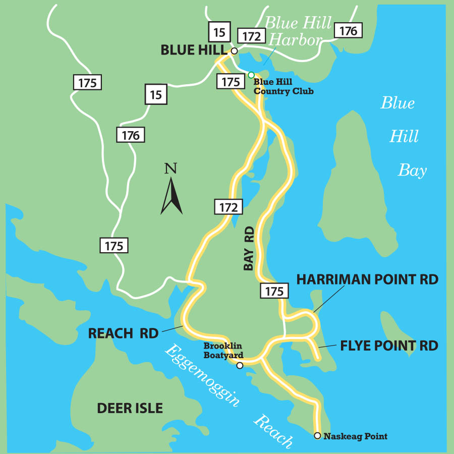 Blue Hill map