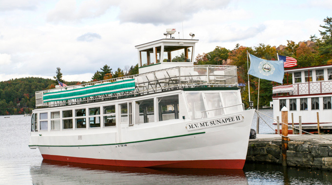 Sunapee Cruises craft docked 