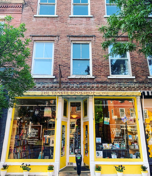 Exterior of Yankee Bookshop.