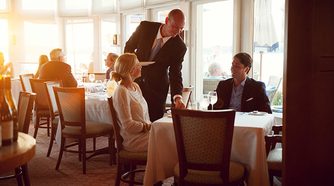Attentive service complements a sophisticated menu at Castle Hill Inn.