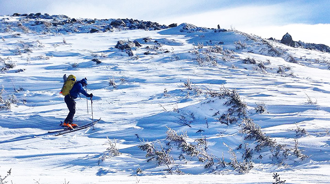 Why go it alone when you can have an educational, more meaningful, and safer backcountry experience with one of Redline Guiding’s trained pros? | Photo courtesy Redline Guiding LLC