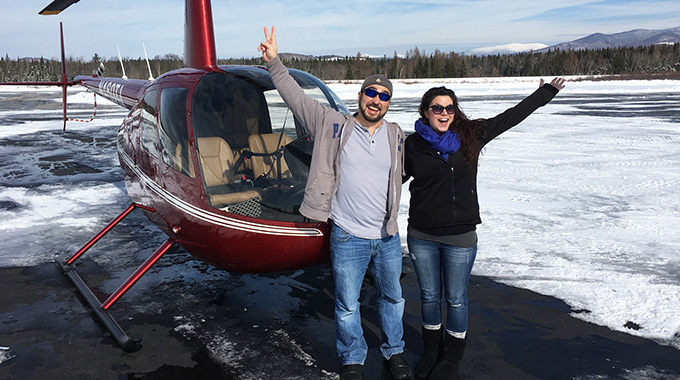 Take off on an exhilarating private adventure, and see the White Mountains from an angle few humans ever experience. | Photo by CeCe Chen