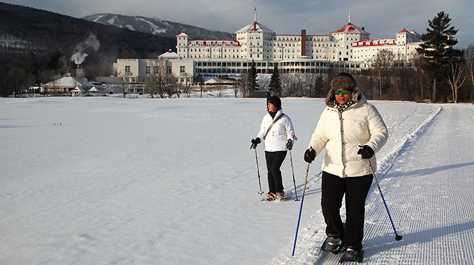 The AAA Four Diamond Omni Mount Washington Resort offers a variety of winter activities and a spa to relax in afterward. | Photo courtesy Omni Mount Washington Resort