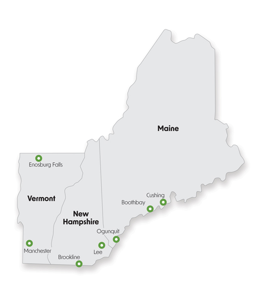 New England Sculpture Garden Map