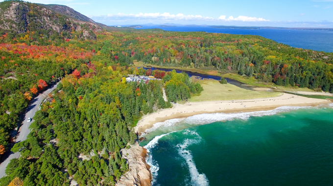 Shoreline in Acadia National Park