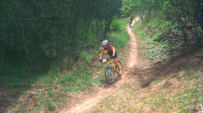 Located around 3 miles from downtown Santa Fe, the Dale Ball Trails provide the perfect urban escape for mountain bikers. | Photo by Steve Larese