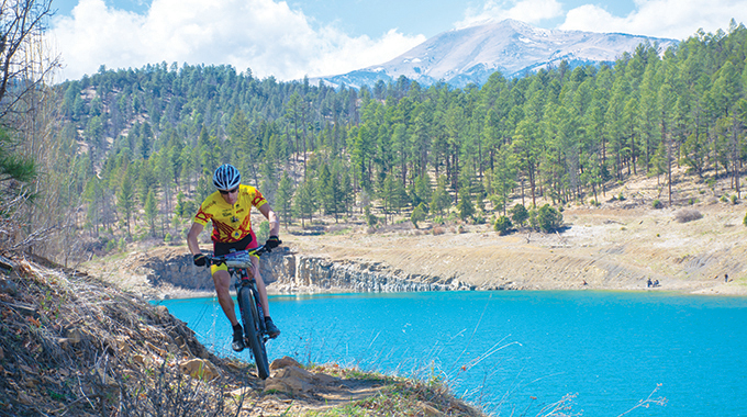 The five trails at the Grindstone Trail System in Ruidoso range from intermediate to advanced. | Photo courtesy Village of Ruidoso