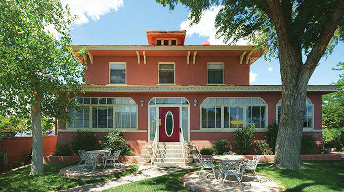 Built in 1912, the American Foursquare-style Bottger Mansion was designed by local architect Edward B. Christy. | Photo by Steve Larese