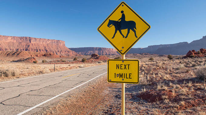 The road outside Moab, Utah, where the author started his road trip. | Photo by Jad Davenport