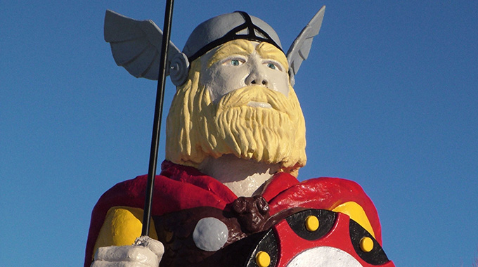 The fiberglass Norseman "Big Ole" in Minnesota