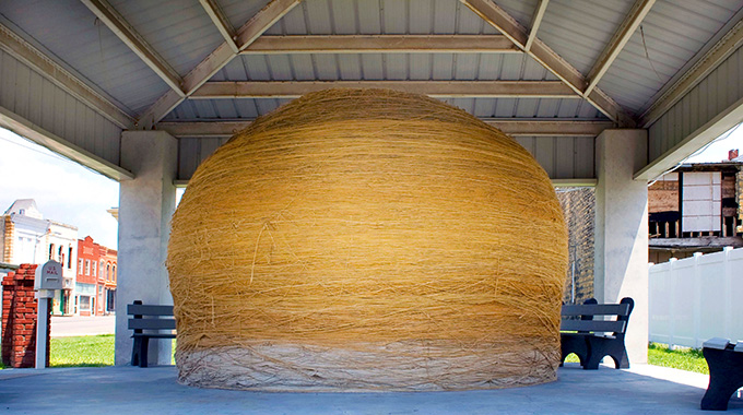 World's largest ball of twine in Kansas