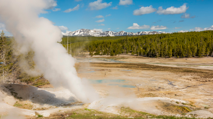 Yellowstone National Park's Steamboat Geyser is the tallest active geyser on Earth. | Photo by Andriy Blokhin/stock.adobe.com