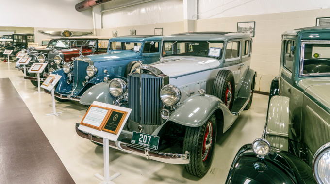 The Packard collection is a highlight at the Swope Cars of Yesteryear Museum in Elizabethtown. | Photo courtesy The Sampley Brothers & Elizabethtown Tourism