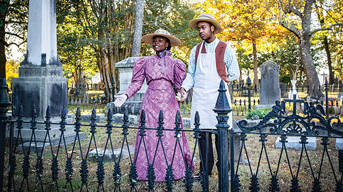 Many notable Little Rock citizens are buried in Mount Holly Cemetery, and reenactors portray them during the annual Tales of the Crypt. | Photo by Greg Davis