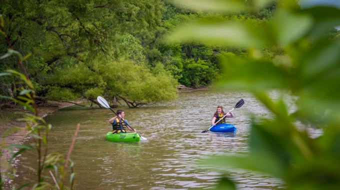 Tuttle Creek Kayaking