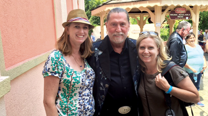 Dolly’s brother Randy Parton greeted show-goers in Dollywood.